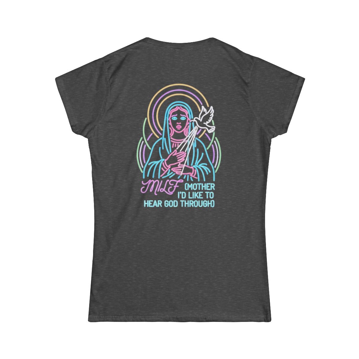 Color: Dark Heather | Good Book Series MILF Women's Tee