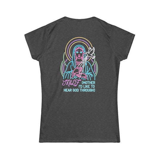 Color: Dark Heather | Good Book Series MILF Women's Tee