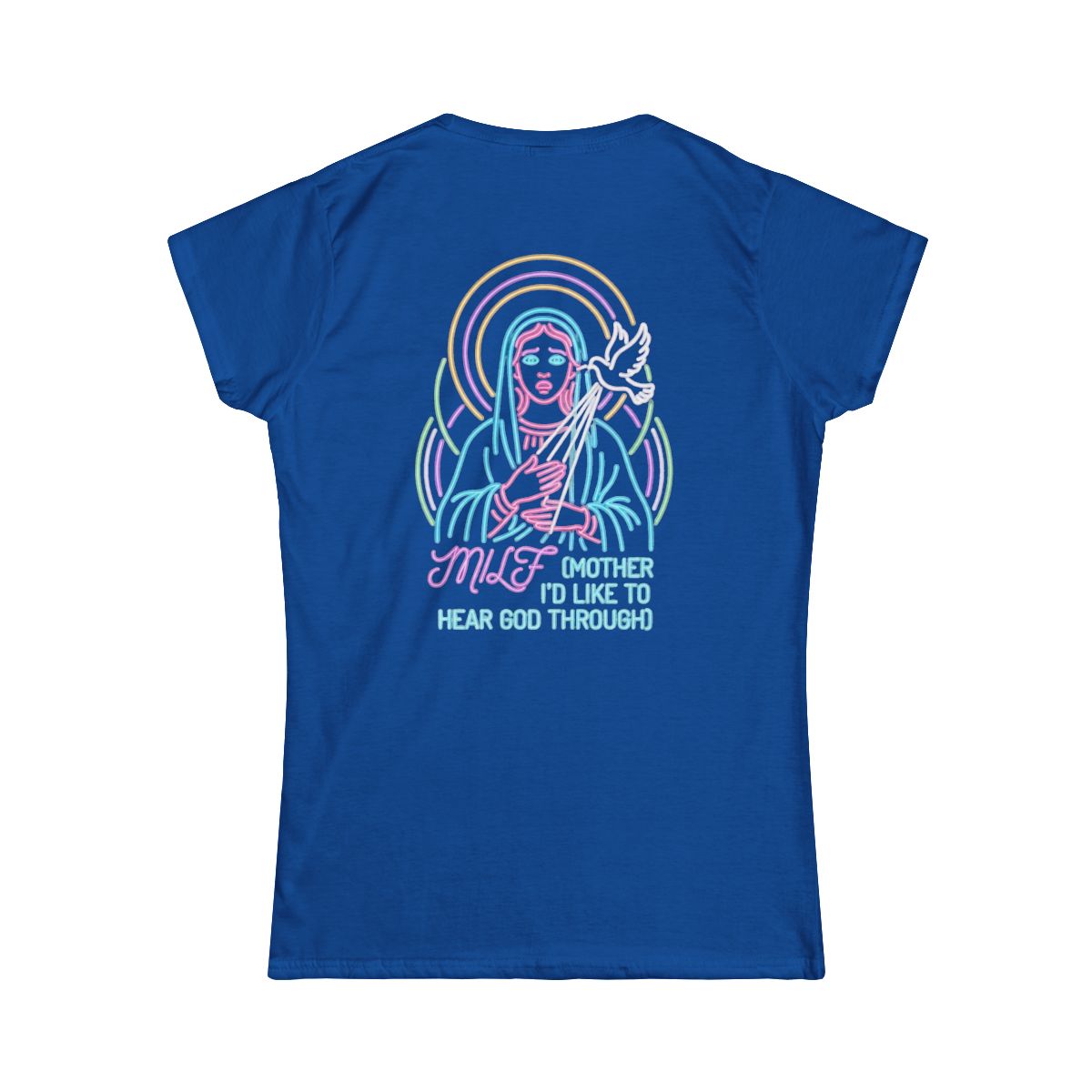 Color: Royal | Good Book Series MILF Women's Tee