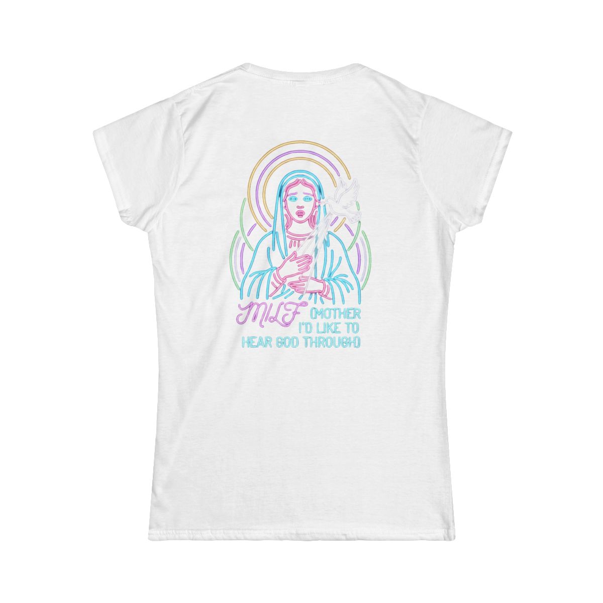 Color: White | Good Book Series MILF Women's Tee