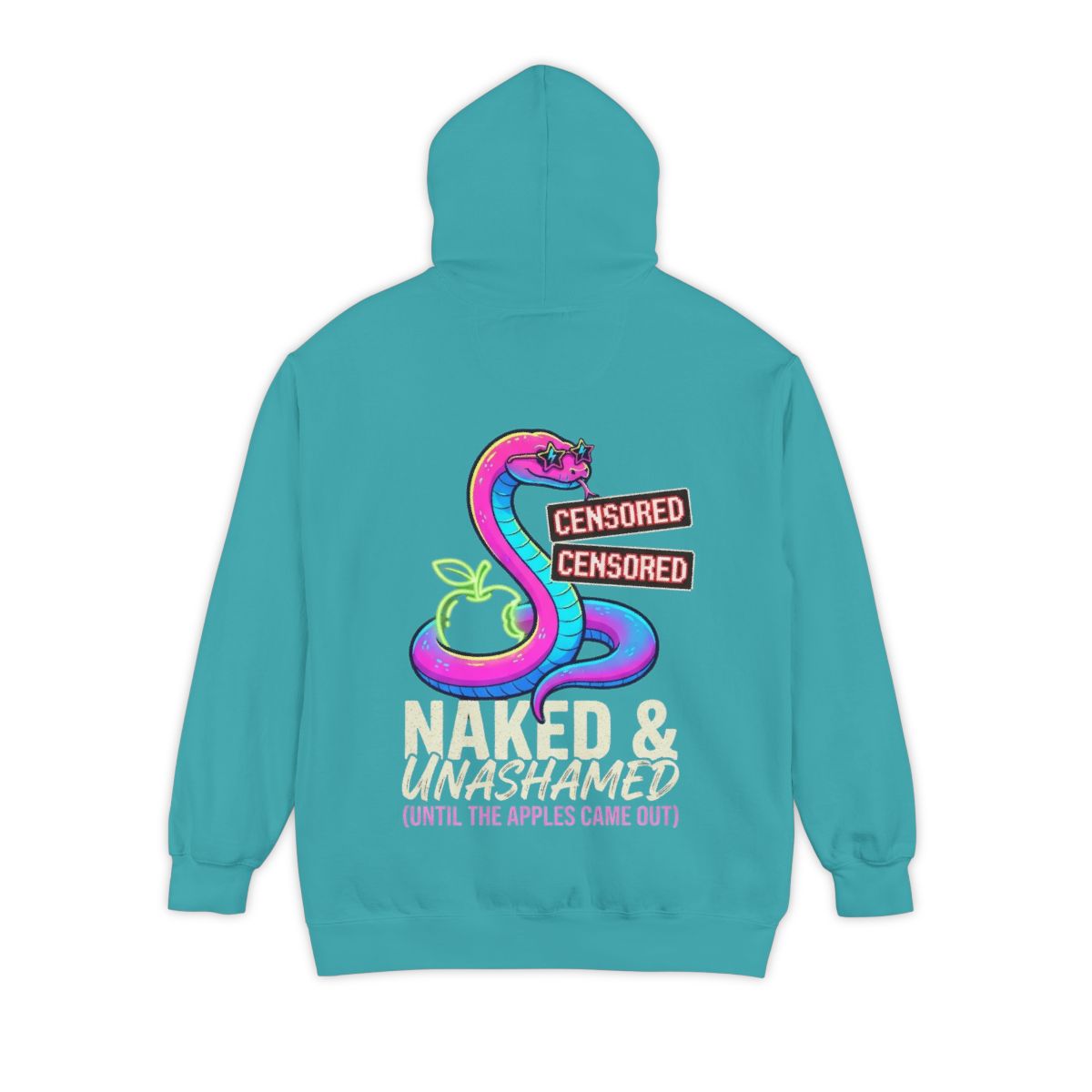 Color: Seafoam | Good Book Series Naked & Unashamed Garment-Dyed Hoodie