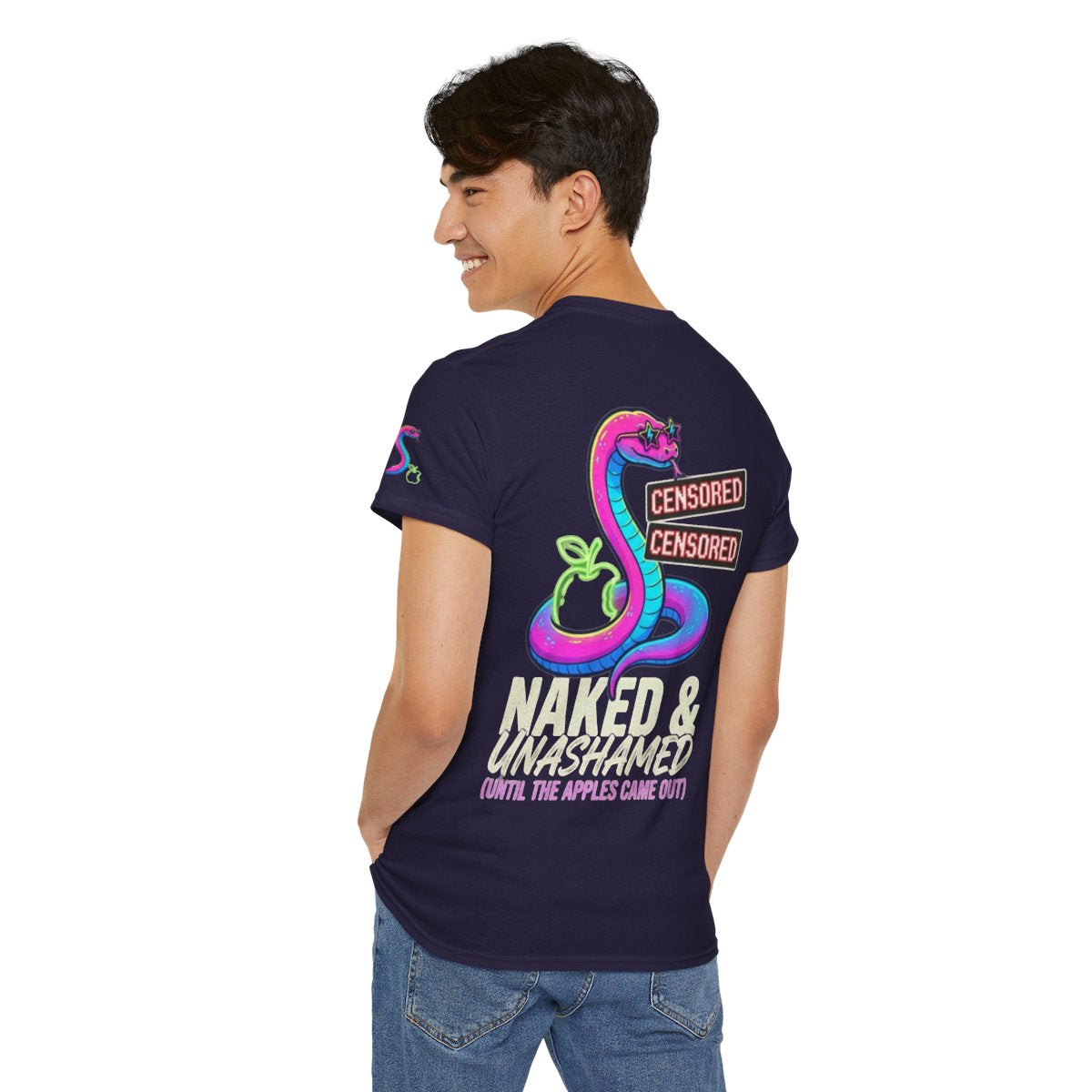 Color: Blackberry | Good Book Series Naked & Unashamed Premium Graphic Tee
