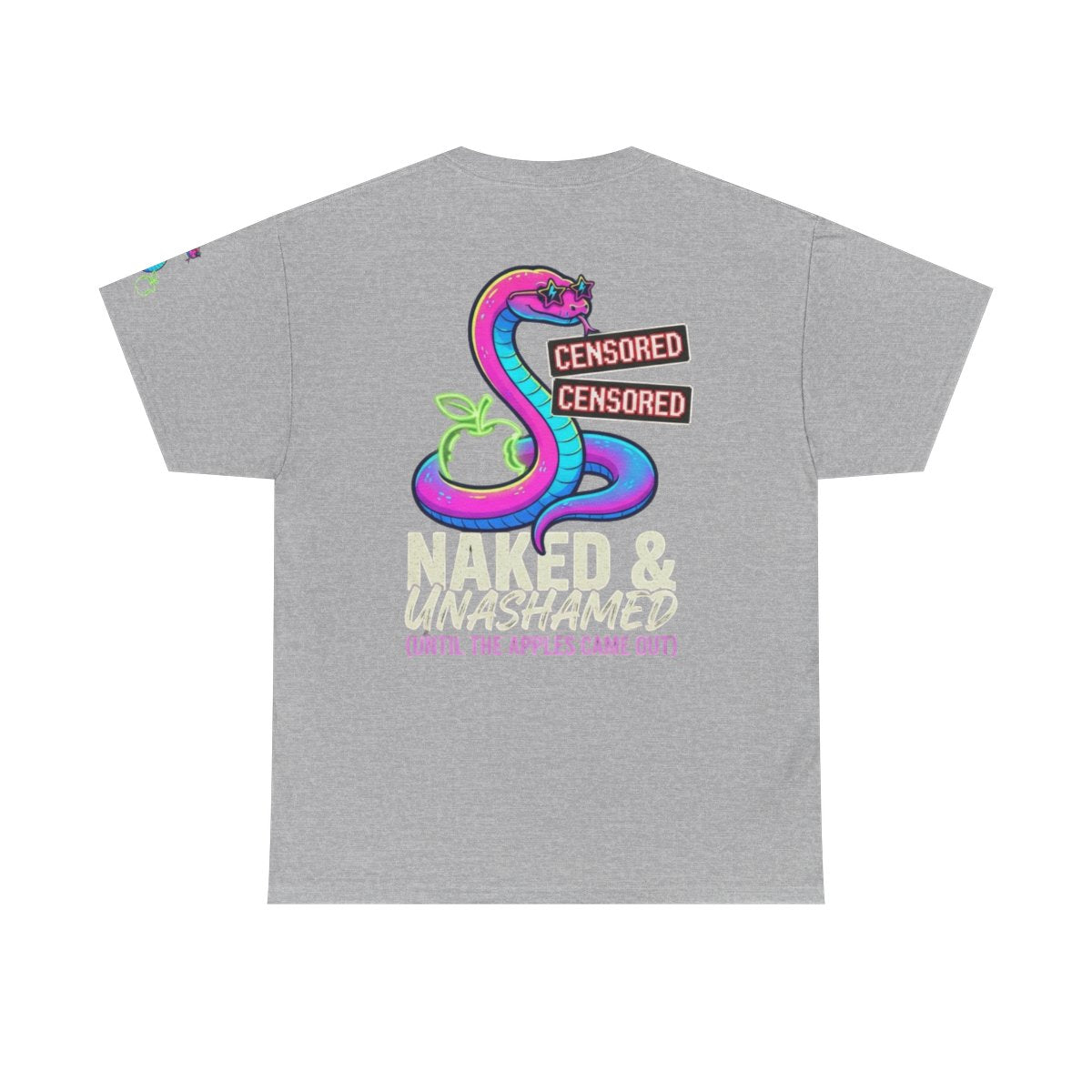 Color: Sport Grey | Good Book Series Naked & Unashamed Premium Graphic Tee
