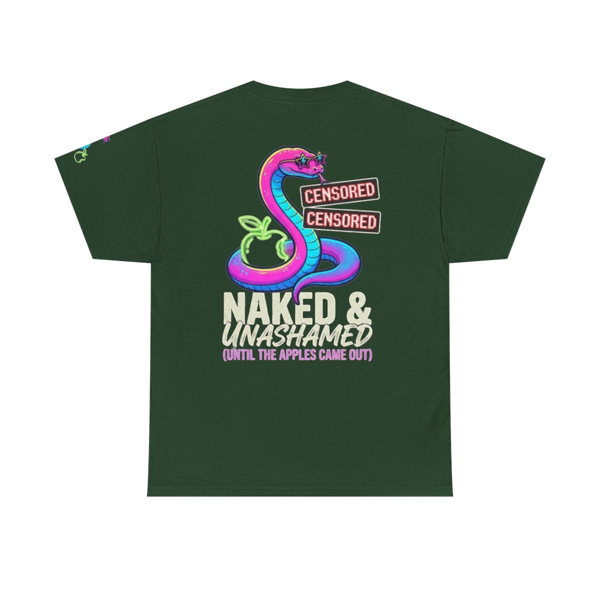 Color: Forest Green | Good Book Series Naked & Unashamed Premium Graphic Tee