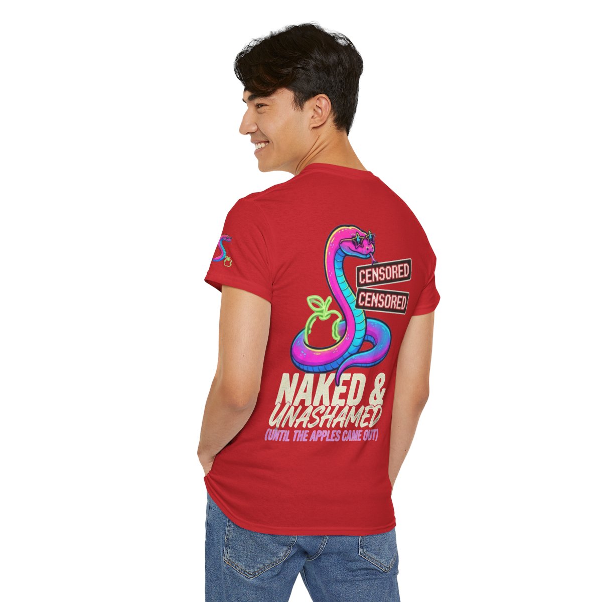 Color: Red | Good Book Series Naked & Unashamed Premium Graphic Tee