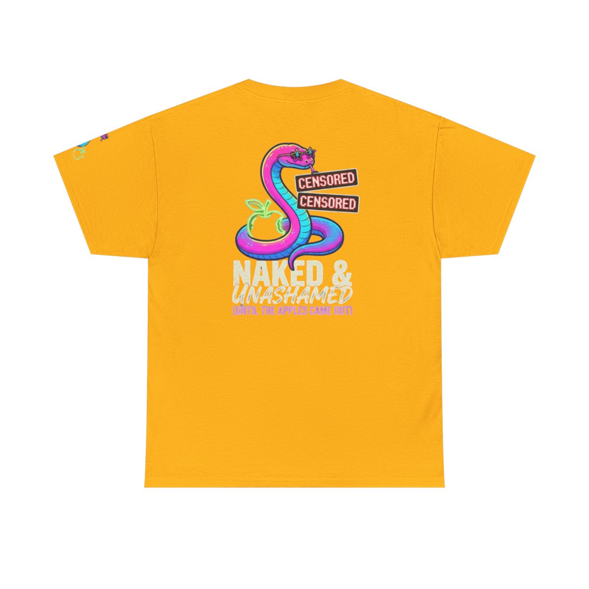Color: Gold | Good Book Series Naked & Unashamed Premium Graphic Tee