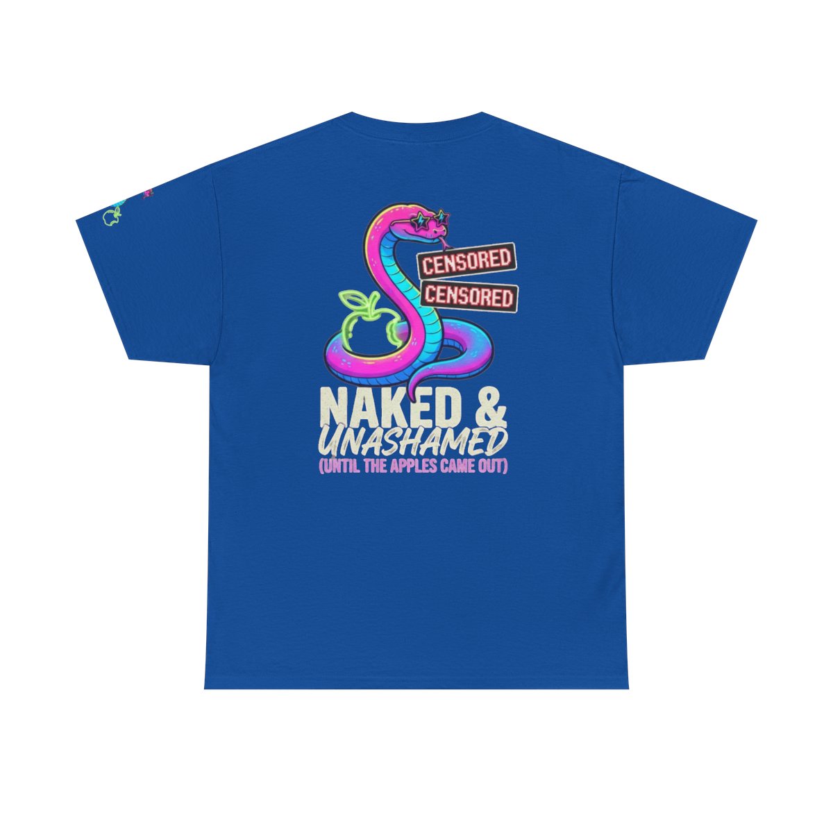 Color: Royal | Good Book Series Naked & Unashamed Premium Graphic Tee