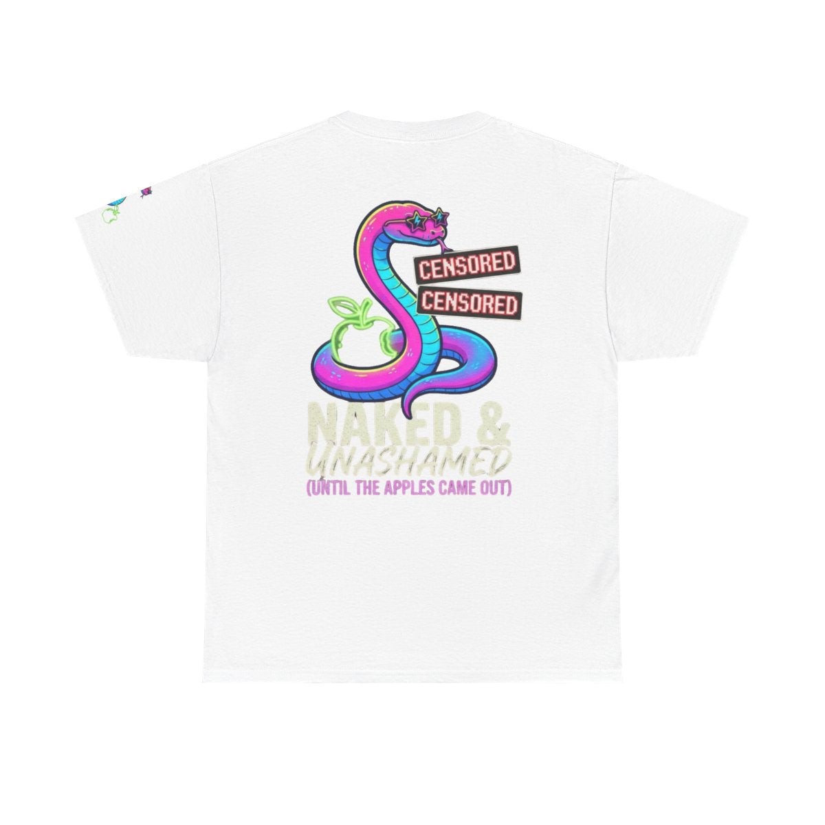 Color: White | Good Book Series Naked & Unashamed Premium Graphic Tee