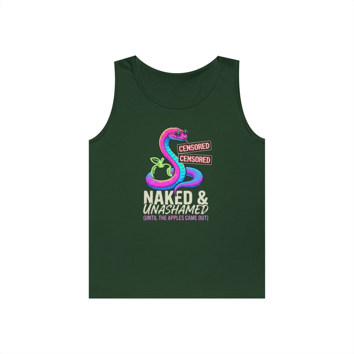 Color: Forest Green | Good Book Series Naked & Unashamed Tank Top