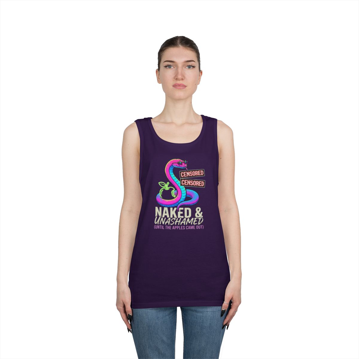 Color: Purple | Good Book Series Naked & Unashamed Tank Top
