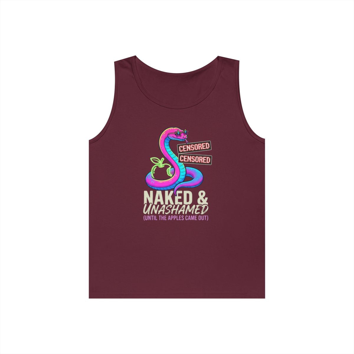 Color: Maroon | Good Book Series Naked & Unashamed Tank Top