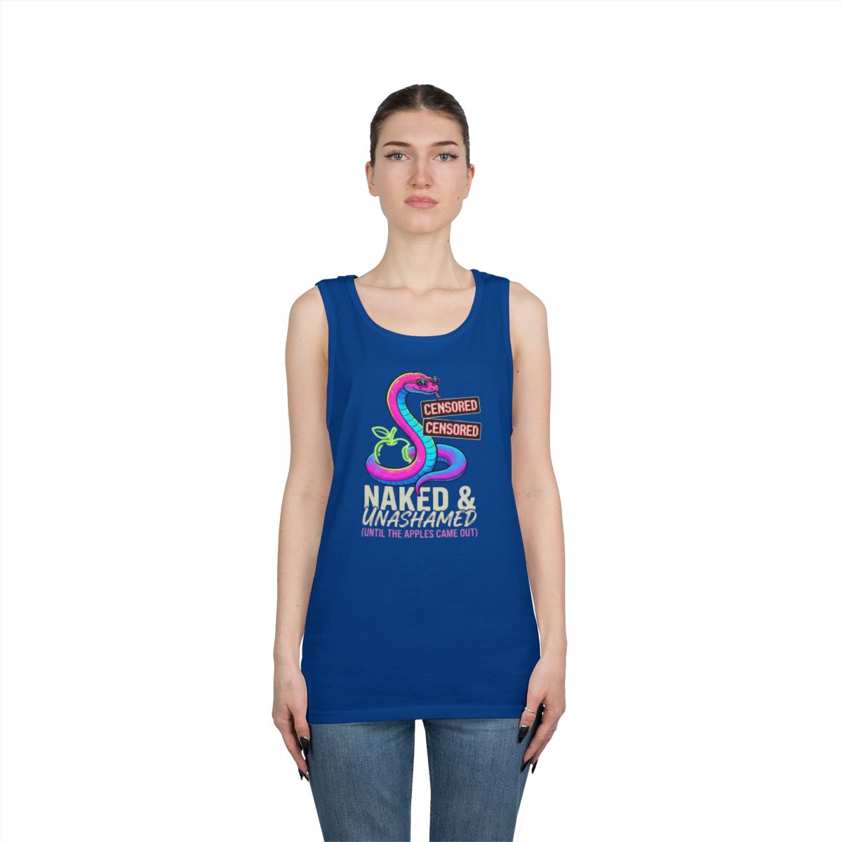 Color: Royal | Good Book Series Naked & Unashamed Tank Top