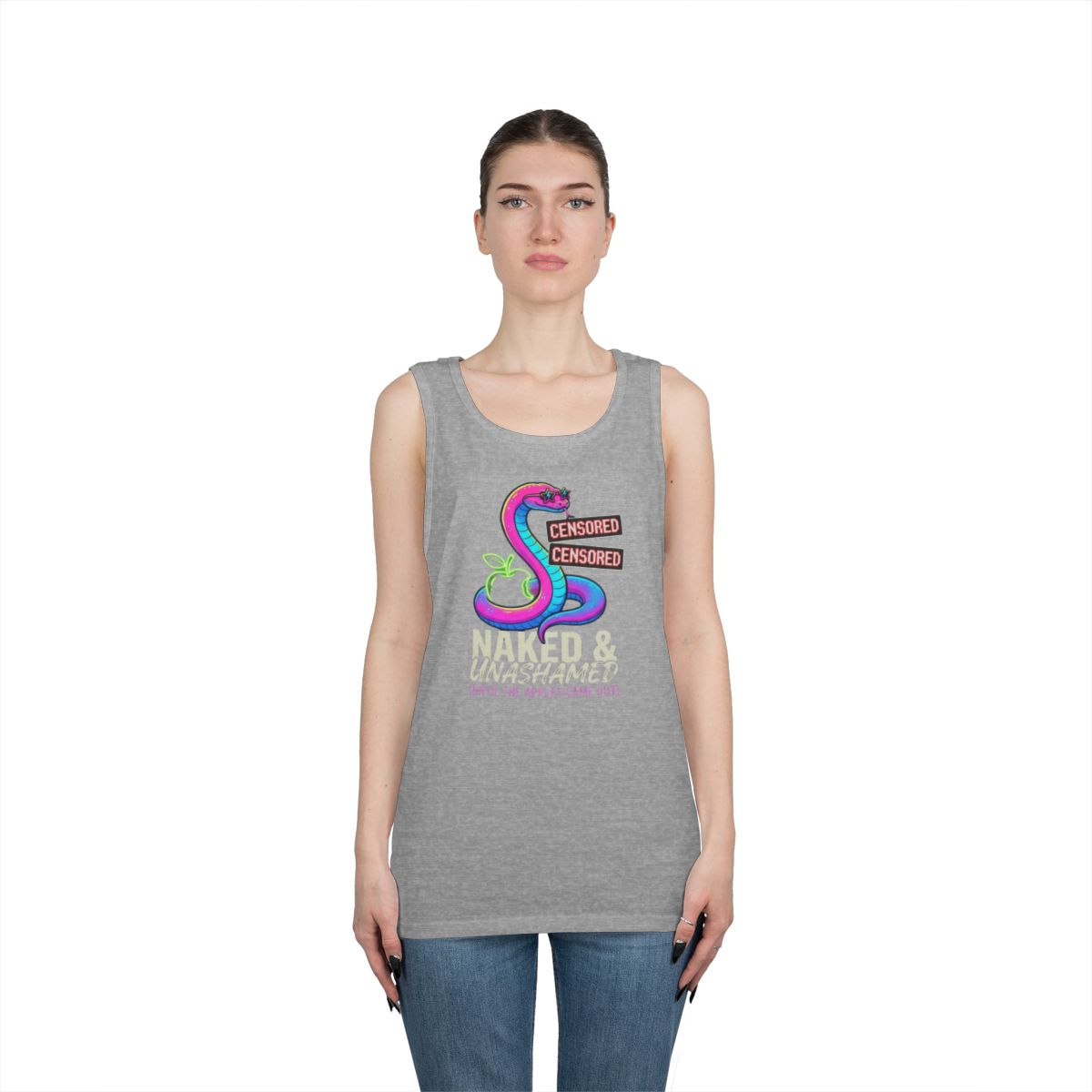 Color: Sport Grey | Good Book Series Naked & Unashamed Tank Top