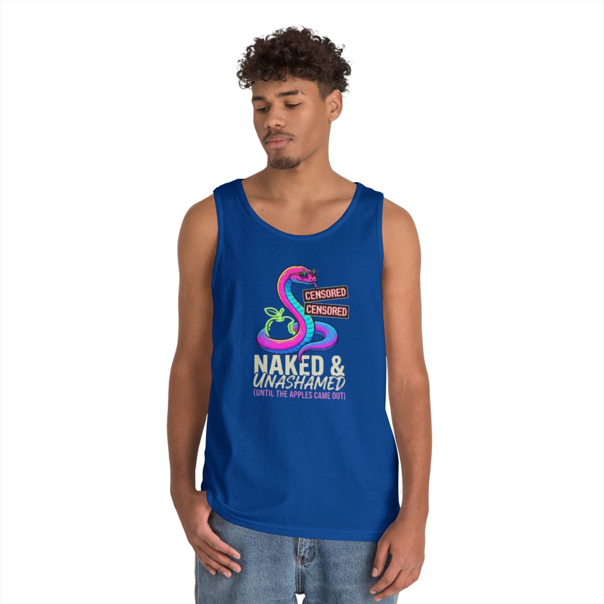 Color: Royal | Good Book Series Naked & Unashamed Tank Top