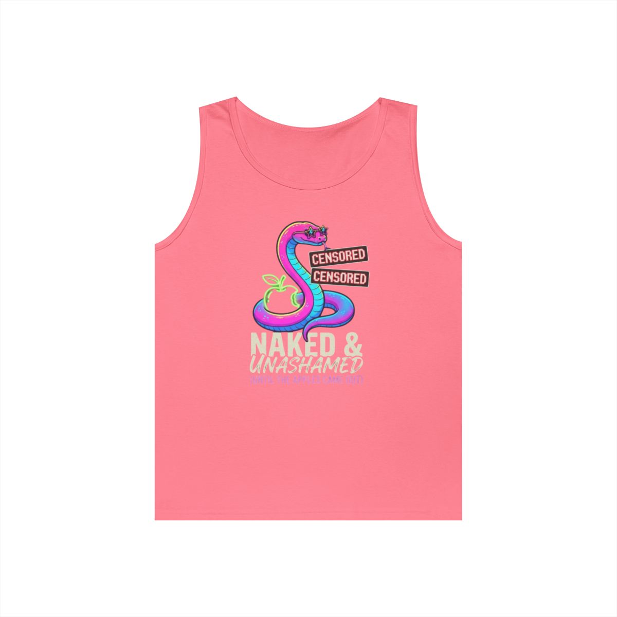Color: Safety Pink | Good Book Series Naked & Unashamed Tank Top