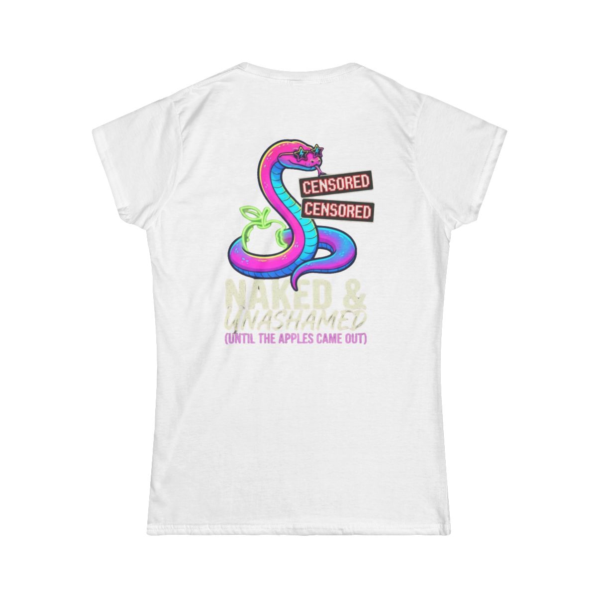 Color: White | Good Book Series Naked & Unashamed Women's Tee