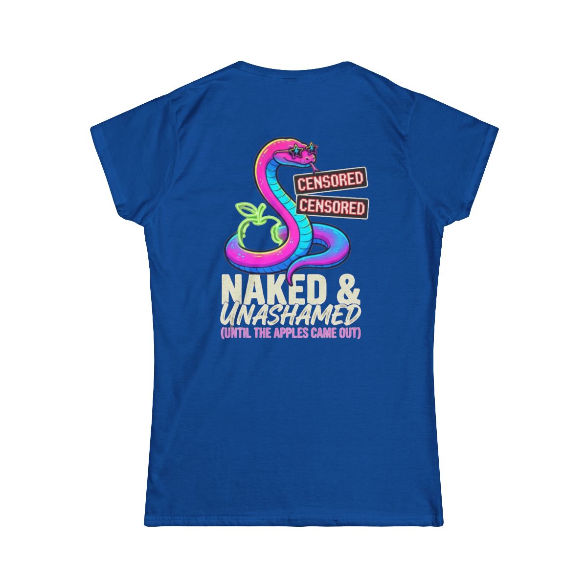 Color: Royal | Good Book Series Naked & Unashamed Women's Tee