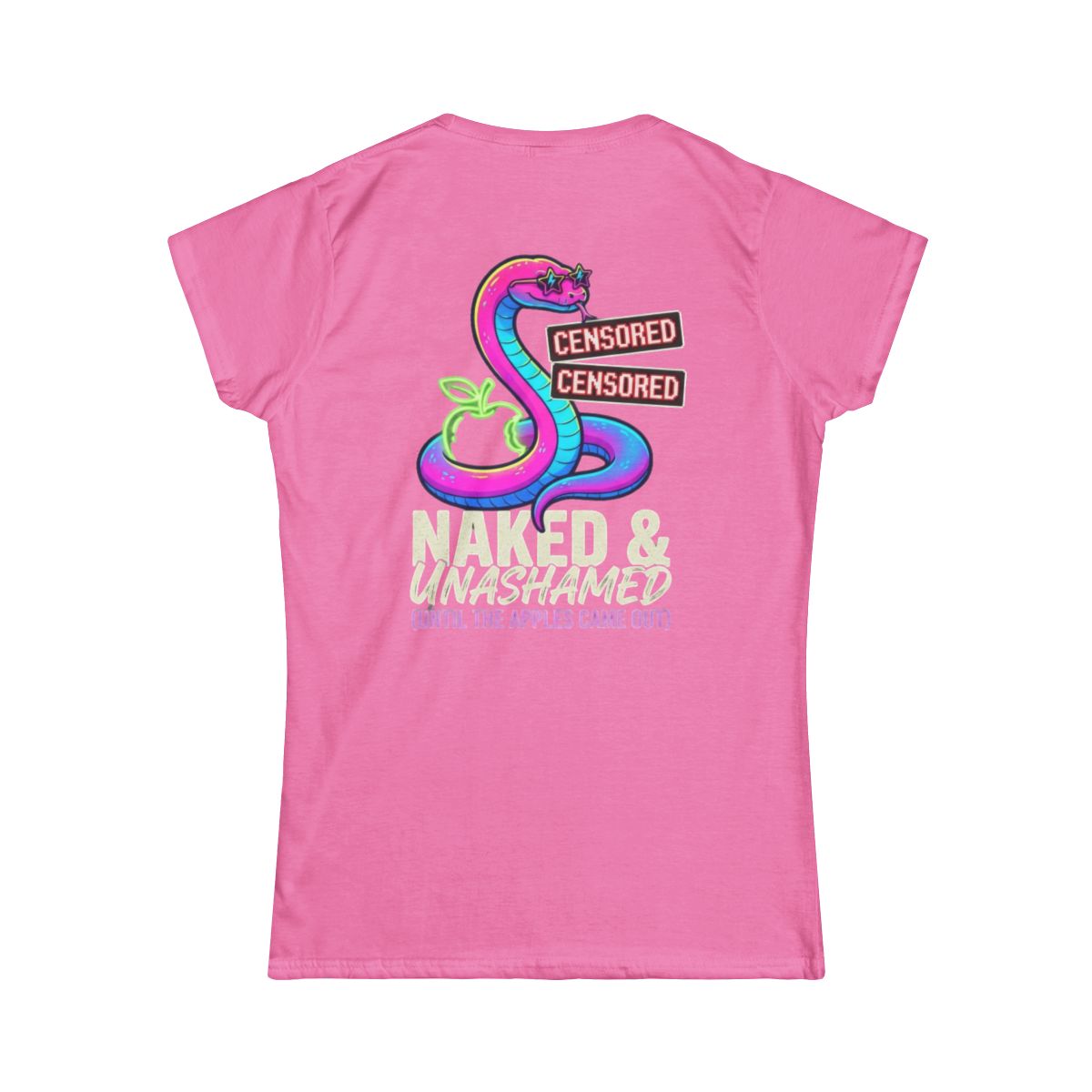 Color: Azalea | Good Book Series Naked & Unashamed Women's Tee