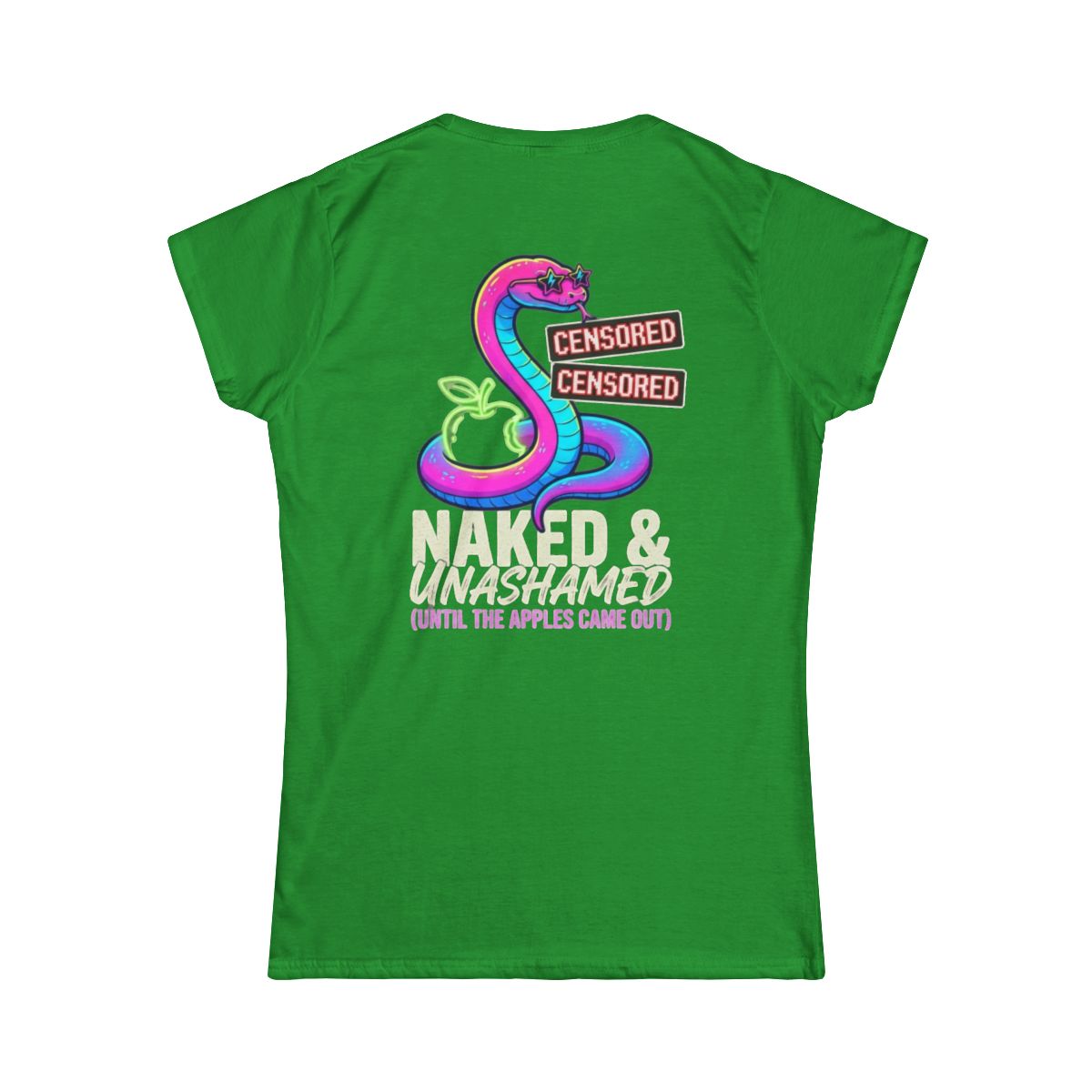 Color: Irish Green | Good Book Series Naked & Unashamed Women's Tee
