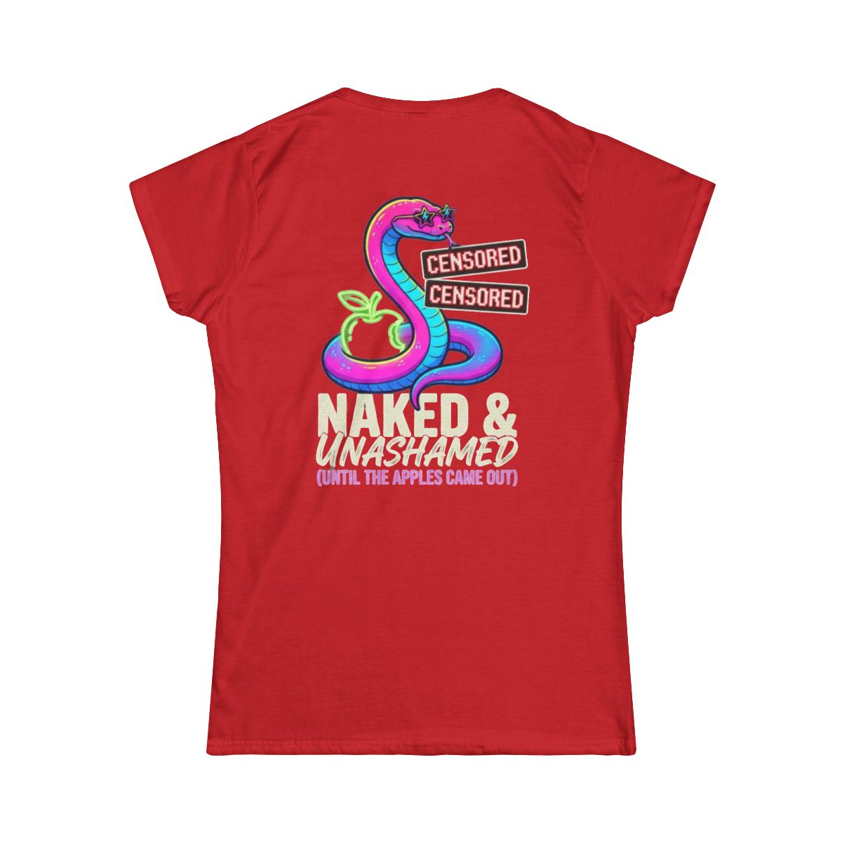 Color: Red | Good Book Series Naked & Unashamed Women's Tee