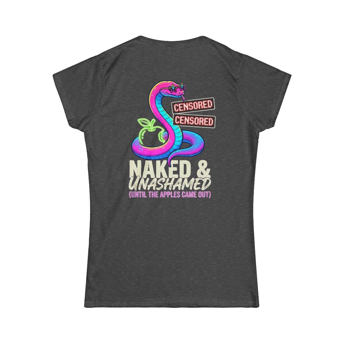 Color: Dark Heather | Good Book Series Naked & Unashamed Women's Tee