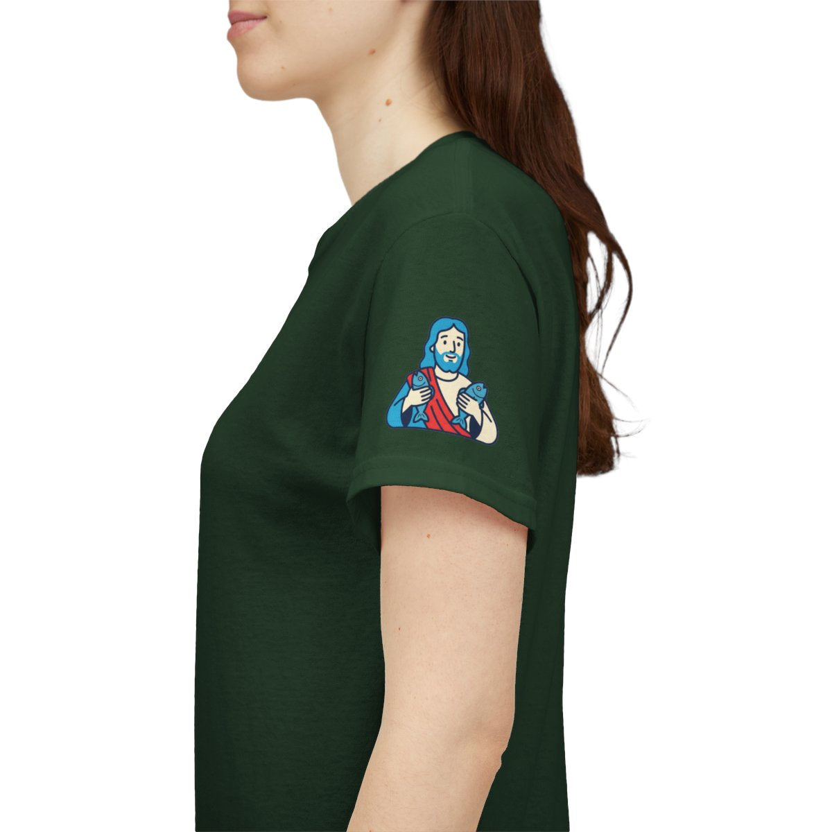 Color: Forest Green | Good Book Series Not Dead Awkward In Bed Premium Graphic Tee