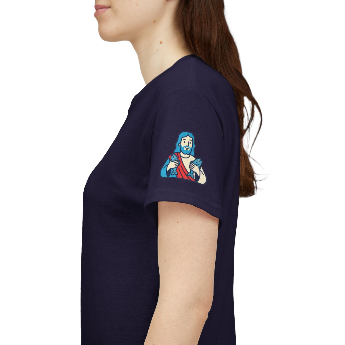 Color: Blackberry | Good Book Series Not Dead Awkward In Bed Premium Graphic Tee