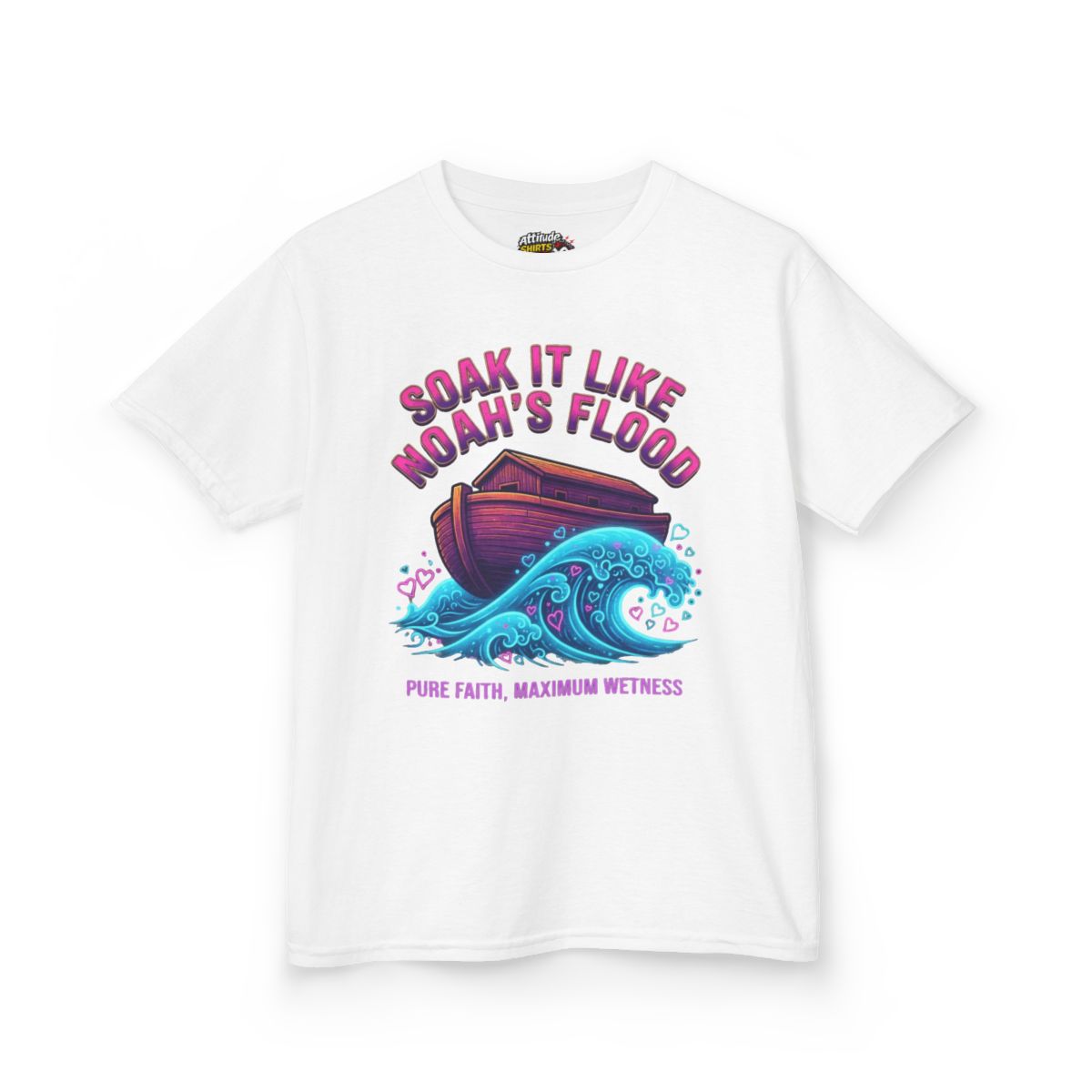 Color: White | Good Book Series Soak it Like Noah's Flood Kids Tee