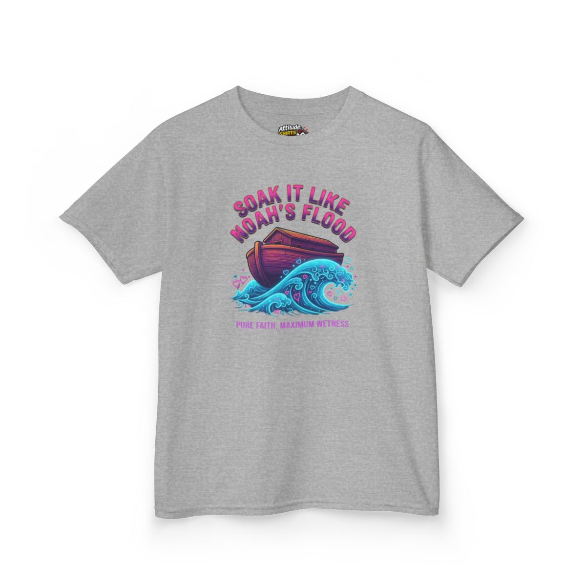 Color: Sport Grey | Good Book Series Soak it Like Noah's Flood Kids Tee