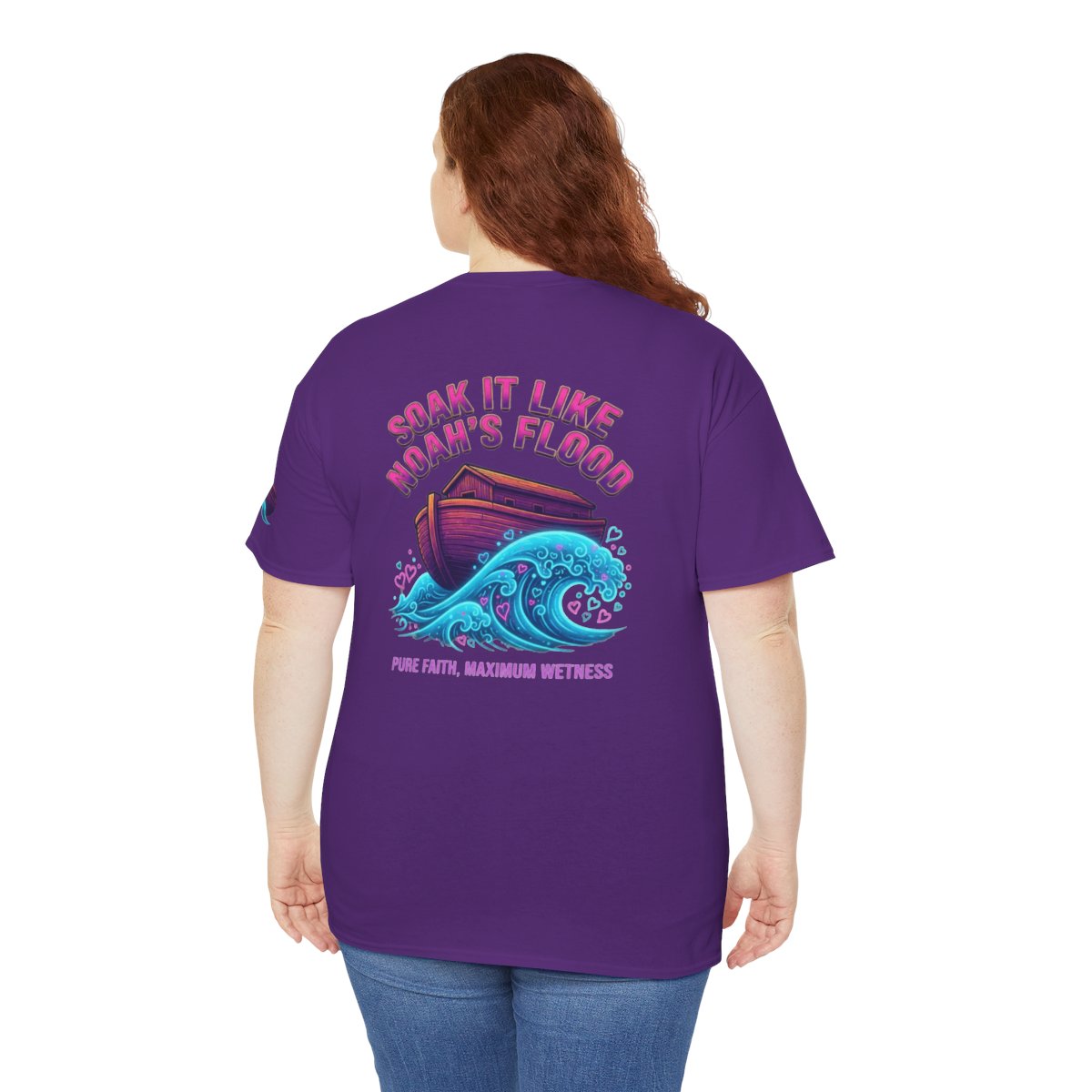 Color: Purple | Good Book Series Soak it Like Noah's Flood Premium Graphic Tee