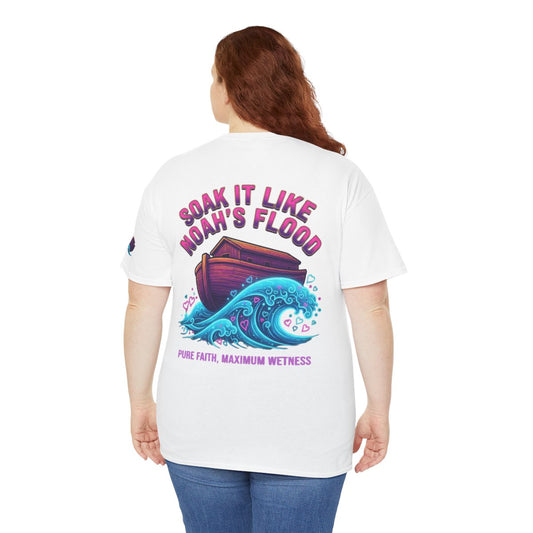 Color: White | Good Book Series Soak it Like Noah's Flood Premium Graphic Tee