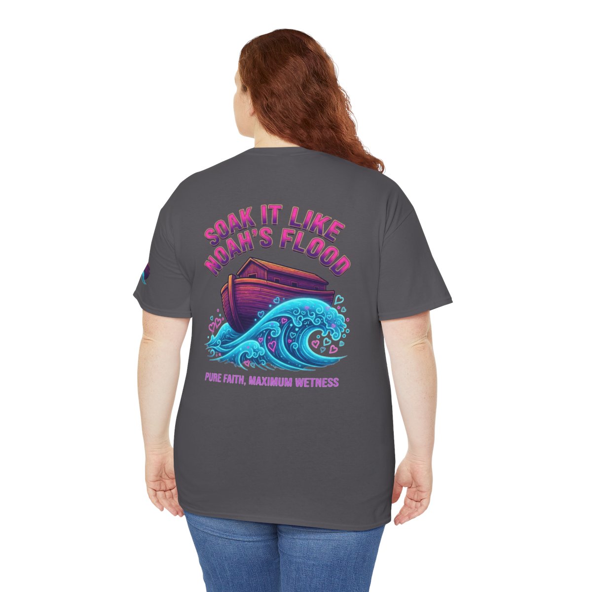 Color: Charcoal | Good Book Series Soak it Like Noah's Flood Premium Graphic Tee
