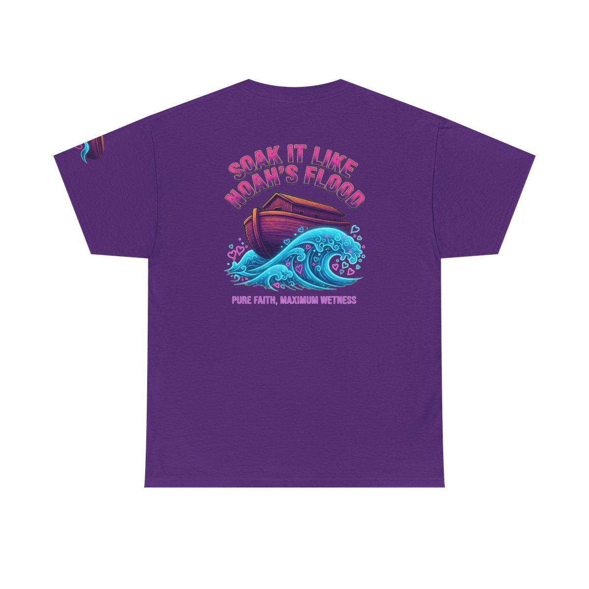 Color: Purple | Good Book Series Soak it Like Noah's Flood Premium Graphic Tee
