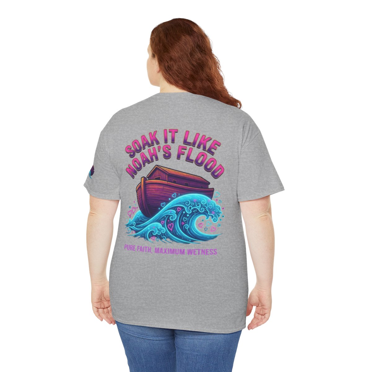Color: Sport Grey | Good Book Series Soak it Like Noah's Flood Premium Graphic Tee
