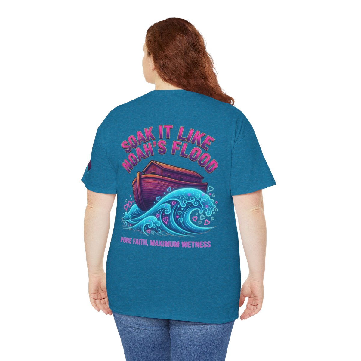 Color: Antique Sapphire | Good Book Series Soak it Like Noah's Flood Premium Graphic Tee