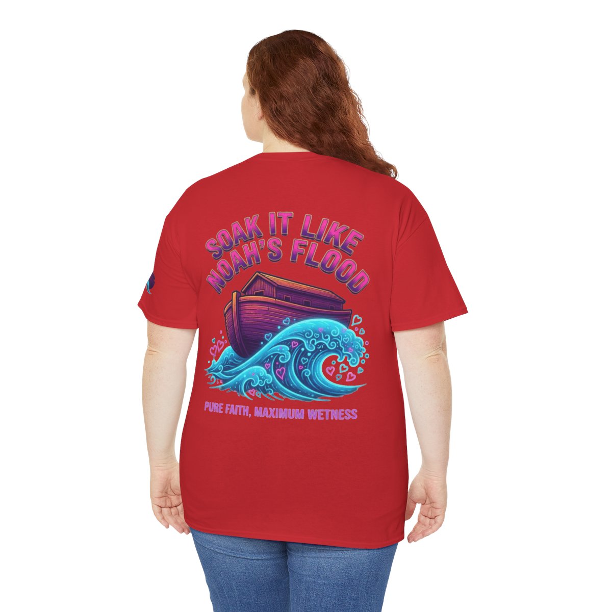 Color: Red | Good Book Series Soak it Like Noah's Flood Premium Graphic Tee
