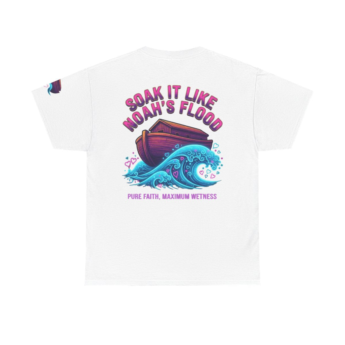 Color: White | Good Book Series Soak it Like Noah's Flood Premium Graphic Tee