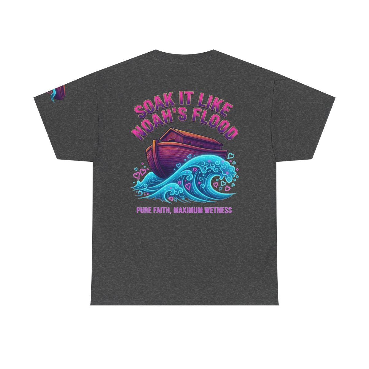 Color: Dark Heather | Good Book Series Soak it Like Noah's Flood Premium Graphic Tee