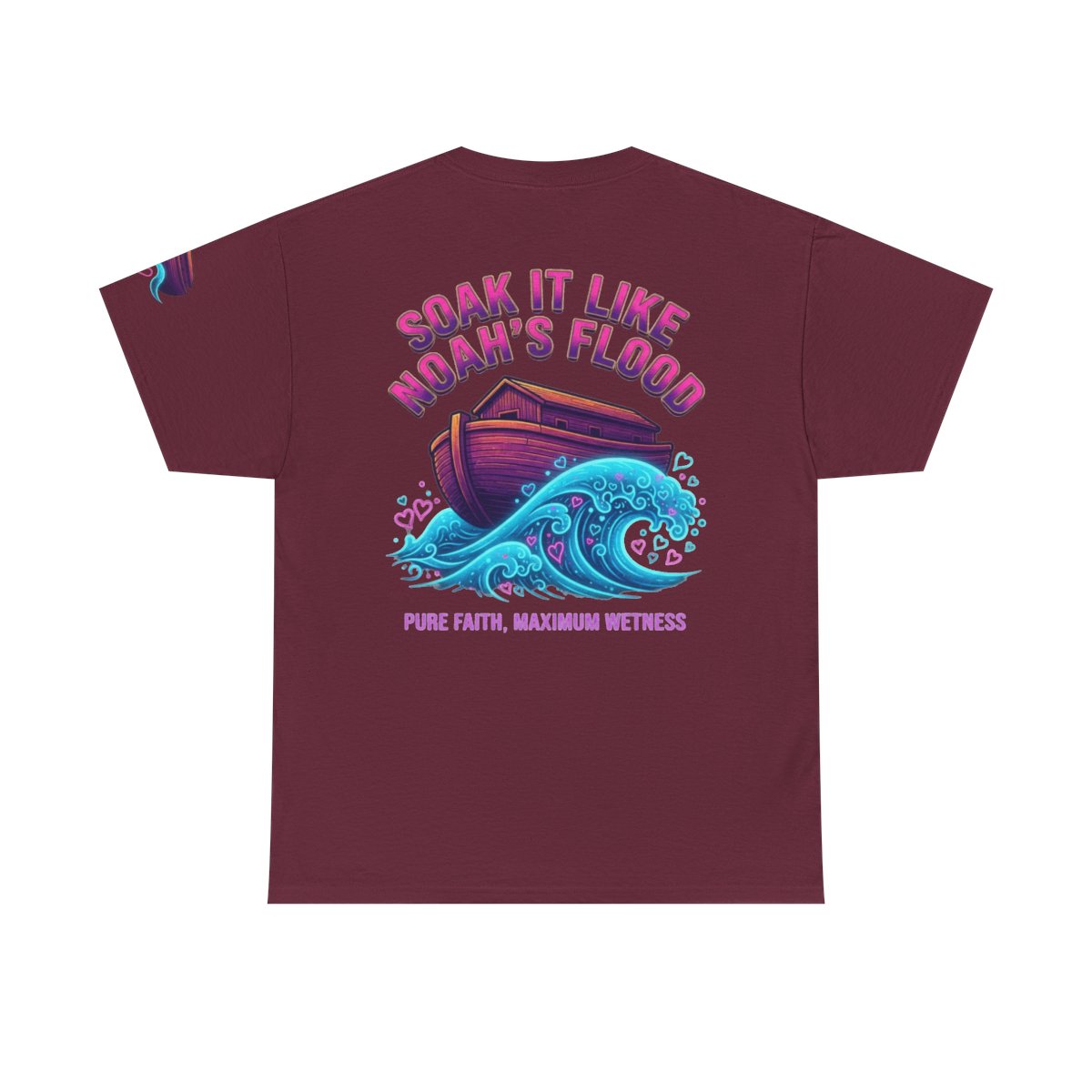 Color: Maroon | Good Book Series Soak it Like Noah's Flood Premium Graphic Tee