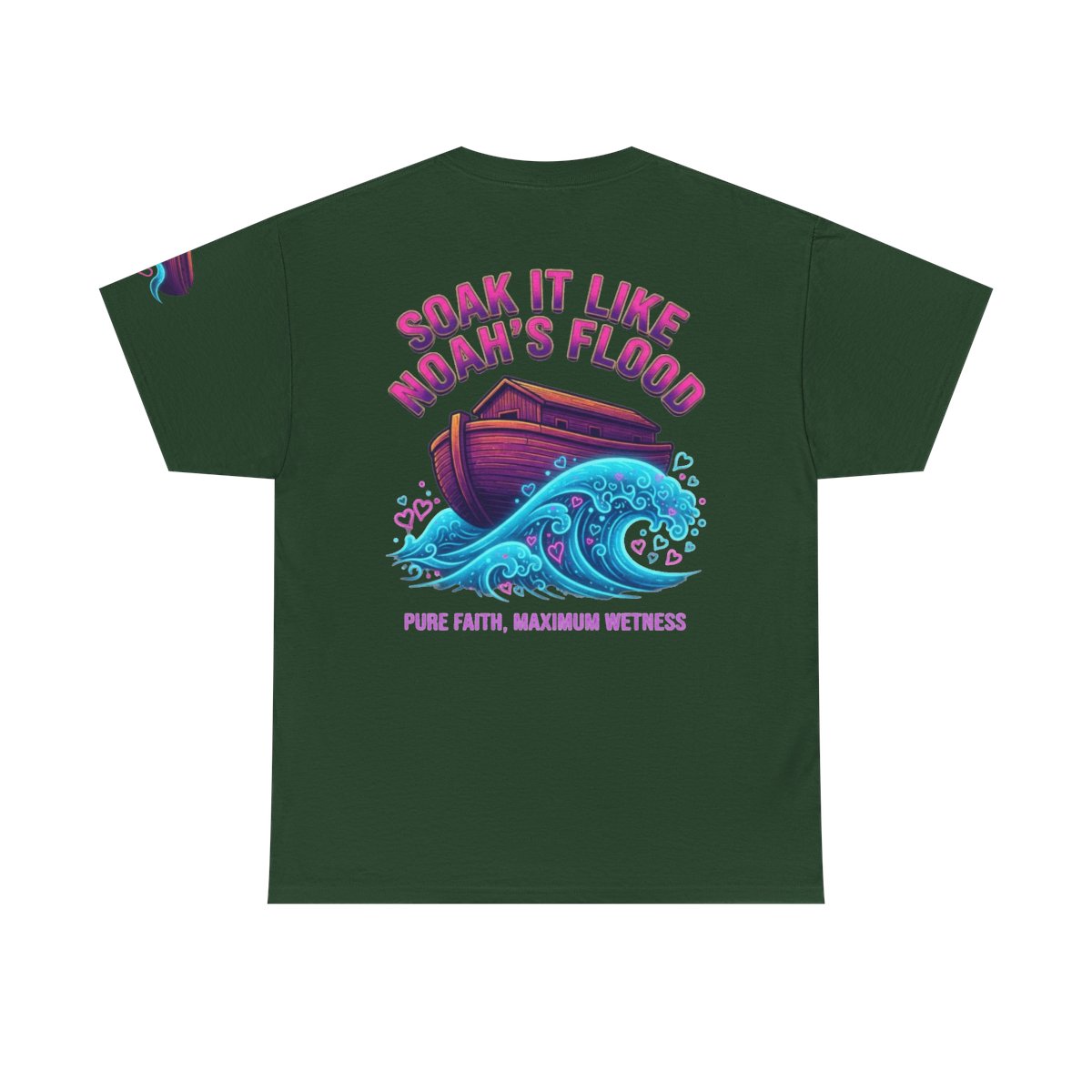 Color: Forest Green | Good Book Series Soak it Like Noah's Flood Premium Graphic Tee