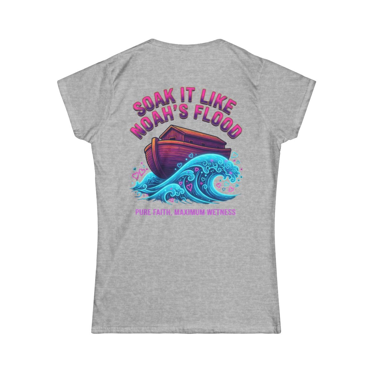 Color: Sport Grey | Good Book Series Soak it Like Noah's Flood Women's Tee