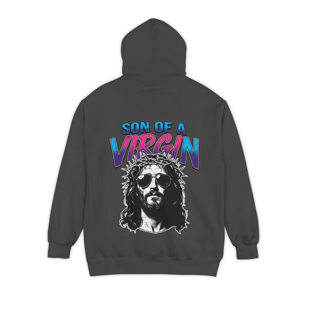 Color: Pepper | Good Book Series - Son of A Virgin Garment-Dyed Hoodie