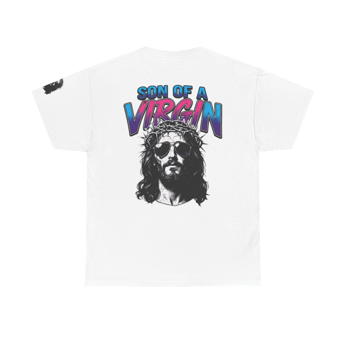Color: White | Good Book Series - Son of A Virgin Premium Graphic Tee