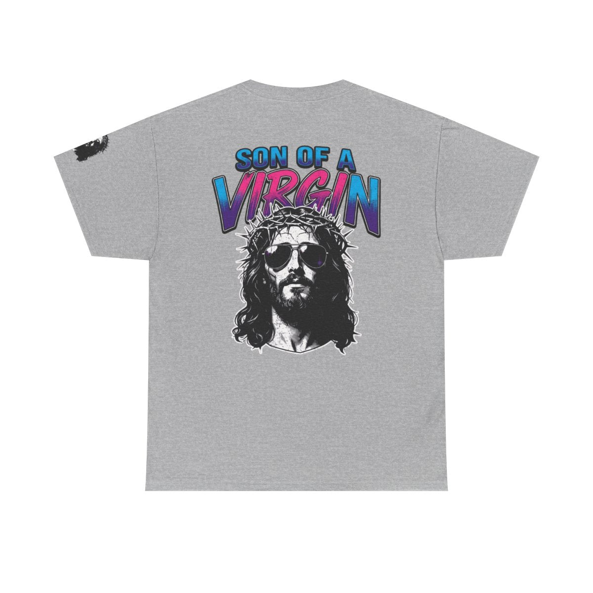 Color: Sport Grey | Good Book Series - Son of A Virgin Premium Graphic Tee