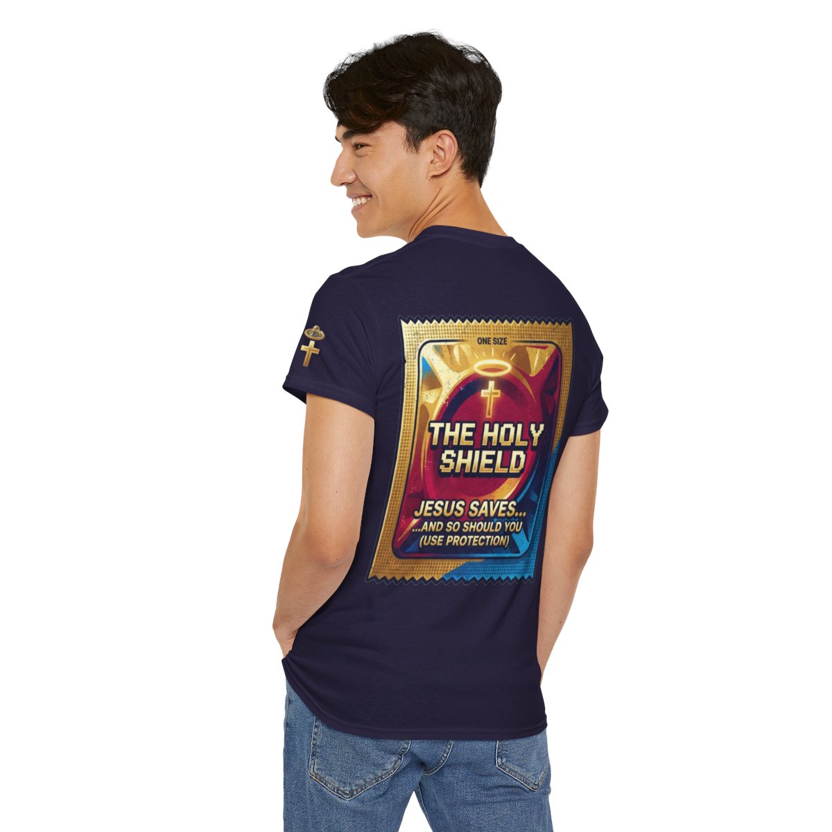Color: Blackberry | Good Book Series The Holy Shield Premium Graphic Tee