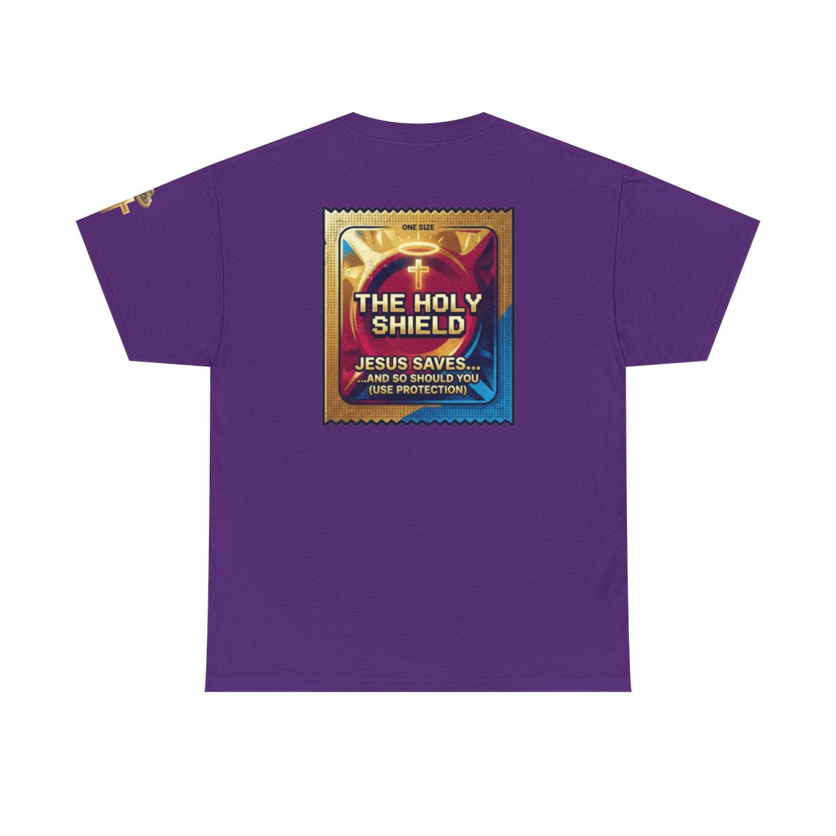 Color: Purple | Good Book Series The Holy Shield Premium Graphic Tee
