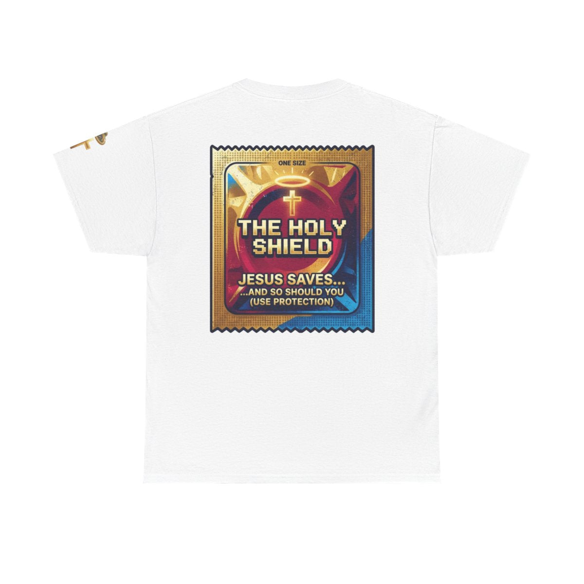 Color: White | Good Book Series The Holy Shield Premium Graphic Tee