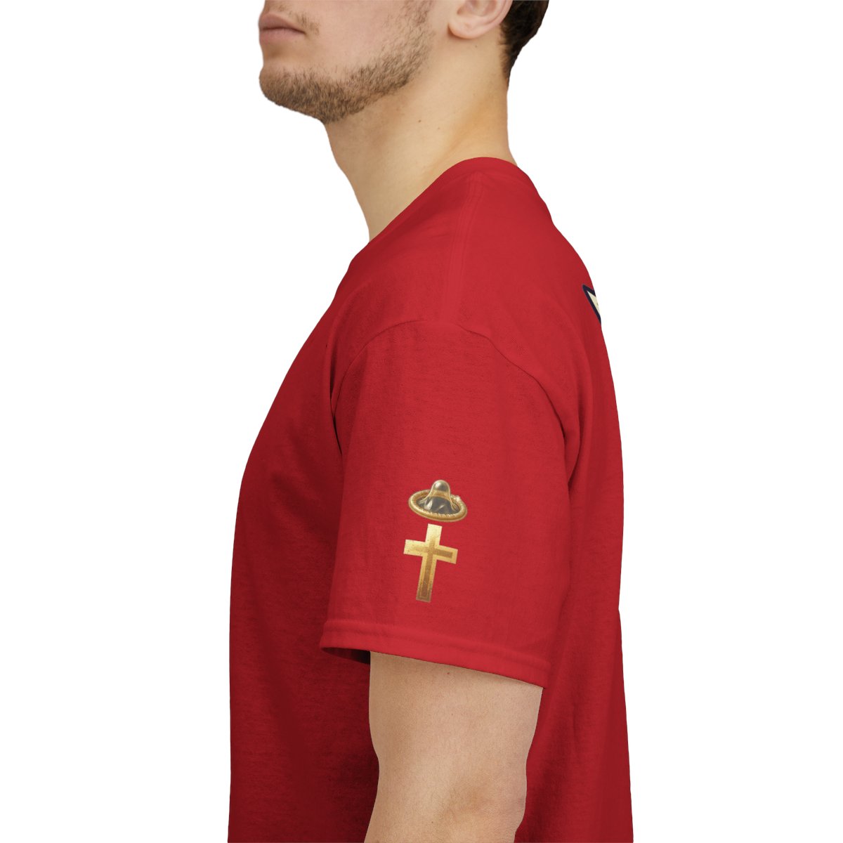 Color: Red | Good Book Series The Holy Shield Premium Graphic Tee