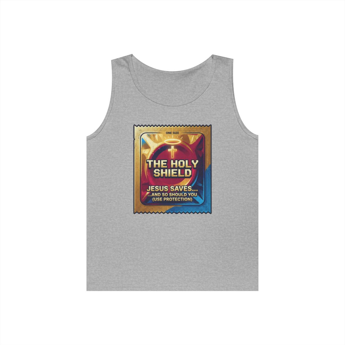 Color: Sport Grey | Good Book Series The Holy Shield Tank Top