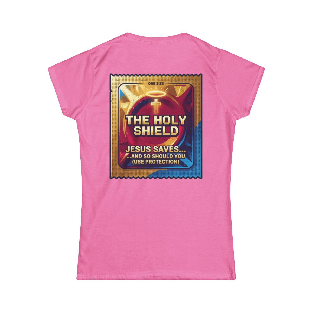 Color: Azalea | Good Book Series The Holy Shield Women's Tee